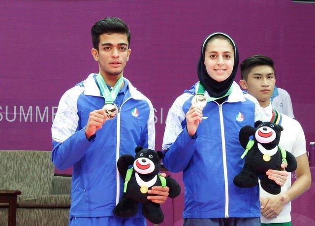 2 مدال برنز نتیجه کوشش کاروان ایران در روز دوم بازی های یونیورسیاد