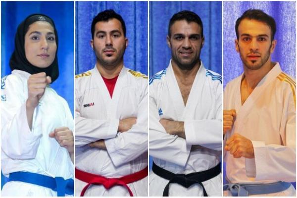 حضور چهار کاراته کا ایران در لیست مسابقات جهانی آمریکا