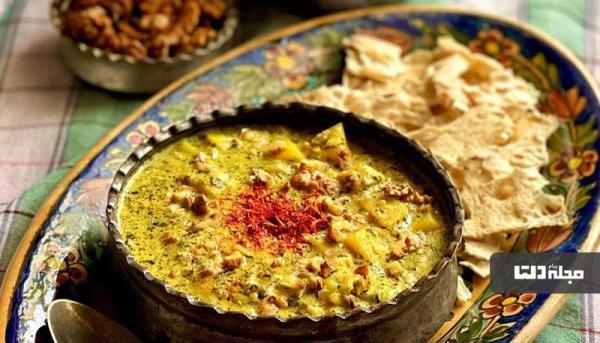 اشکنه خراسانی، غذای سنتی بدون گوشت