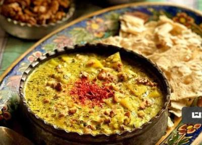 اشکنه خراسانی، غذای سنتی بدون گوشت